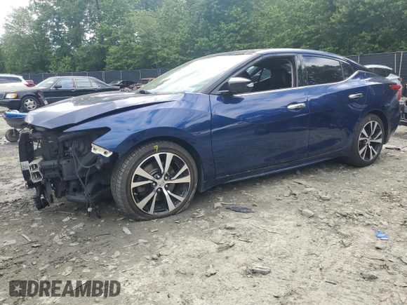 2018 Nissan Maxima S z VIN 1N4AA6AP2JC376348, wystawiony jako Copart lot #57716175 z przebiegiem 80 469 mil mil oraz Szkoda całkowita • Salvage title. Historia ofert i sprzedaży dostępna na DreamBid. Obrazek 1.