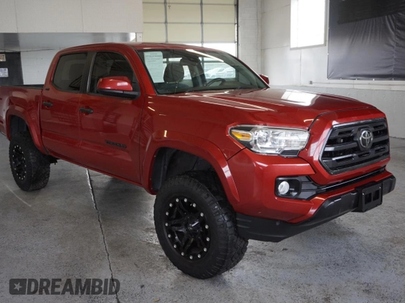 2019 Toyota Tacoma SR z VIN 3TMCZ5AN9KM215368, wystawiony jako Copart lot #58603195 z przebiegiem 84 380 mil mil oraz Szkoda całkowita • Salvage title. Historia ofert i sprzedaży dostępna na DreamBid. Obrazek 1.