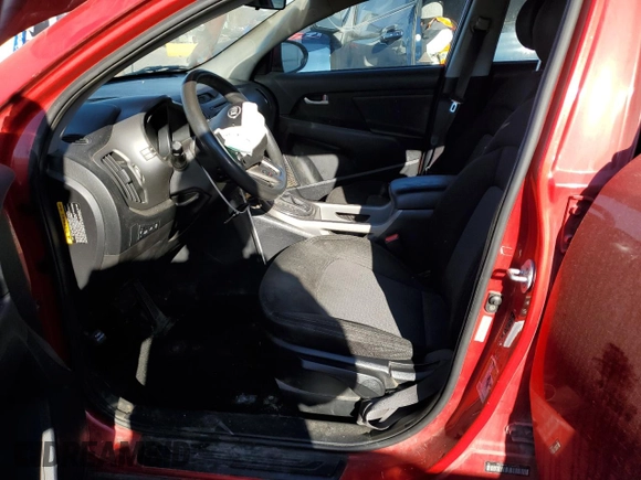 2014 Kia Sportage LX with VIN KNDPB3AC7E7635038, listed as a Copart auction lot 84241724 with 178,937 mi miles and Salvage Title. Bid and sale history available at carsss.com. Image 7.