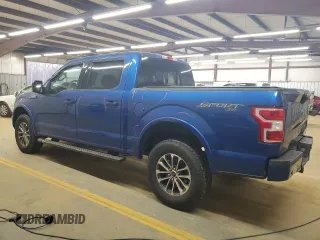 2018 Ford F-150 XL with VIN 1FTEW1E53JFA62022, listed as a Copart auction lot 49797055 with 118,501 mi miles and Salvage Title. Bid and sale history available at carsss.com. Image 2.