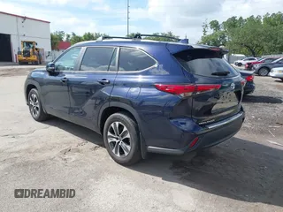 2023 Toyota Highlander L with VIN 5TDKDRBH5PS039744, listed as a IAAI auction lot 42776603 with 15,840 mi miles and . Bid and sale history available at DreamBid. Image 3.
