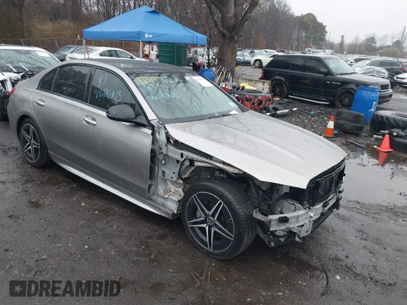 2023 Mercedes-Benz C 300 with VIN W1KAF4HB9PR103705, listed as a IAAI auction lot 41920893 with 47,467 mi miles and . Bid and sale history available at DreamBid. Image 6.