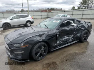 2021 Ford Mustang GT with VIN 1FA6P8CF4M5143990, listed as a Copart auction lot 47861085 with 47,940 mi miles and Salvage Title. Bid and sale history available at carsss.com. Image 1.