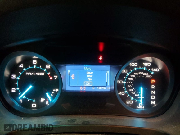 2015 Ford Explorer with VIN 1FM5K8B88FGB10971, listed as a Copart auction lot 45107215 with 150,735 mi miles and Salvage title. Bid and sale history available at DreamBid. Image 9.