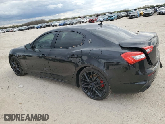 2018 Maserati Ghibli GranSport with VIN ZAM57XSS6J1305101, listed as a Copart auction lot 81172743 with 40,879 mi miles. Bid and sale history available at carsss.com. Image 2.
