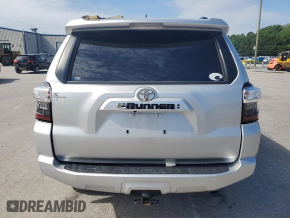 2022 Toyota 4Runner SR5 Premium with VIN JTENU5JR8N6032893, listed as a Copart auction lot 56591825 with 40,720 mi miles and Salvage title. Bid and sale history available at DreamBid. Image 6.