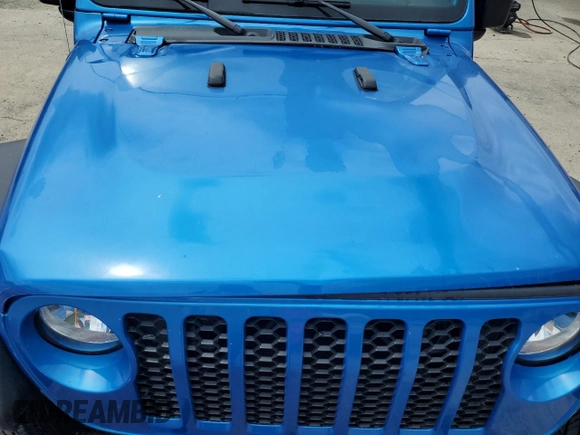 2023 Jeep Gladiator Sport S with VIN 1C6HJTAG3PL593284, listed as a Copart auction lot 57292935 with Not provided miles and Salvage title. Bid and sale history available at DreamBid. Image 11.