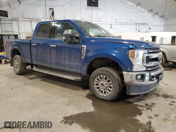 2022 Ford F-250 XL with VIN 1FT7W2BN6NED67920, listed as a Copart auction lot 50507735 with 49,020 mi miles and Salvage title. Bid and sale history available at DreamBid. Image 4.