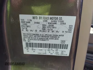 2007 Ford Escape XLT с VIN 1FMYU93197KB68777, выставлен на аукционе IAAI как лот 41996027 с пробегом 206 497 миль миль и . История ставок и продаж доступна на DreamBid. Изображение 9.
