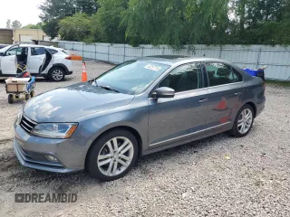 2017 Volkswagen Jetta SEL z VIN 3VWL17AJ9HM407735, wystawiony jako Copart lot #60257715 z przebiegiem 124 393 mil mil oraz Czysty tytuł • Clean title. Historia ofert i sprzedaży dostępna na DreamBid. Obrazek 1.