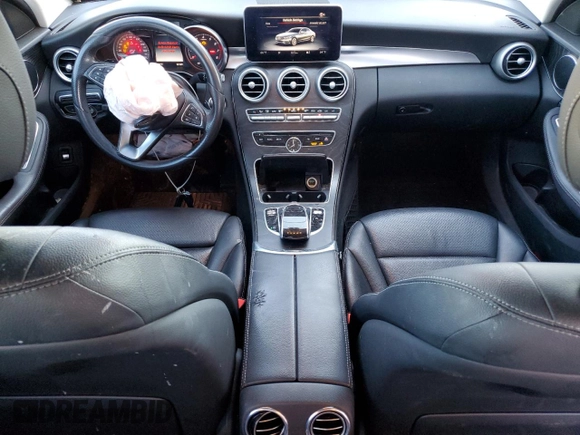 2016 Mercedes-Benz C 300 with VIN 55SWF4JB7GU109002, listed as a Copart auction lot 58001245 with 109,289 mi miles and Salvage title. Bid and sale history available at DreamBid. Image 8.