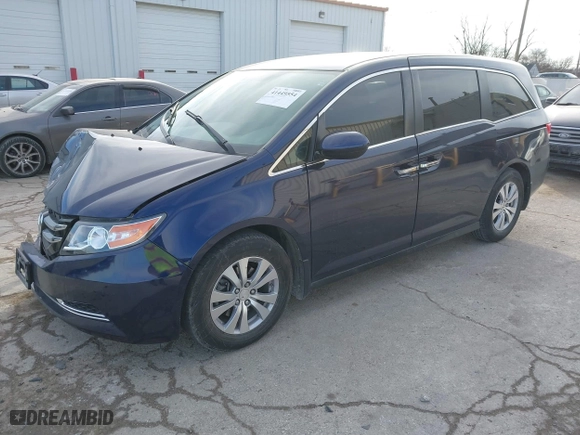 2016 Honda Odyssey EX with VIN 5FNRL5H48GB094868, listed as a IAAI auction lot 41449554 with 63,166 mi miles. Bid and sale history available at carsss.com. Image 2.