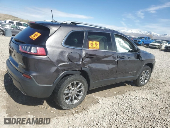 2021 Jeep Cherokee Latitude Lux with VIN 1C4PJMMX4MD121798, listed as a Copart auction lot 49553125 with 78,585 mi miles and Salvage title. Bid and sale history available at DreamBid. Image 3.