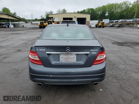 2011 Mercedes-Benz C 300 Sport with VIN WDDGF8BB6BA508194, listed as a Copart auction lot 58085695 with 102,385 mi miles and Salvage title. Bid and sale history available at DreamBid. Image 6.