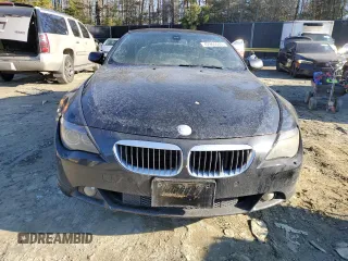 2005 BMW 6 Series 645Ci with VIN WBAEK734X5B325853, listed as a Copart auction lot 42965535 with 116,030 mi miles and Salvage Title. Bid and sale history available at carsss.com. Image 5.