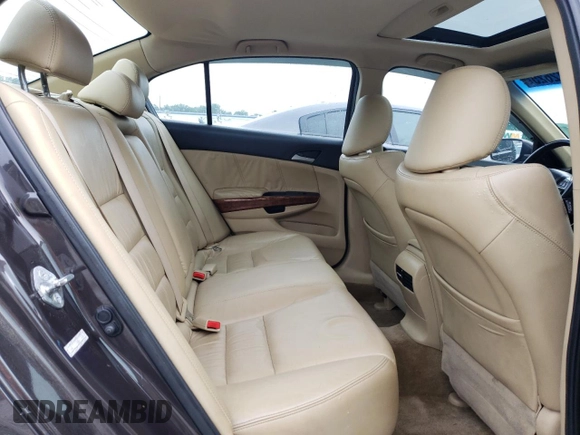 2011 Honda Accord EX-L with VIN 1HGCP3F8XBA011819, listed as a Copart auction lot 60412625 with 164,931 mi miles and Salvage title. Bid and sale history available at DreamBid. Image 10.