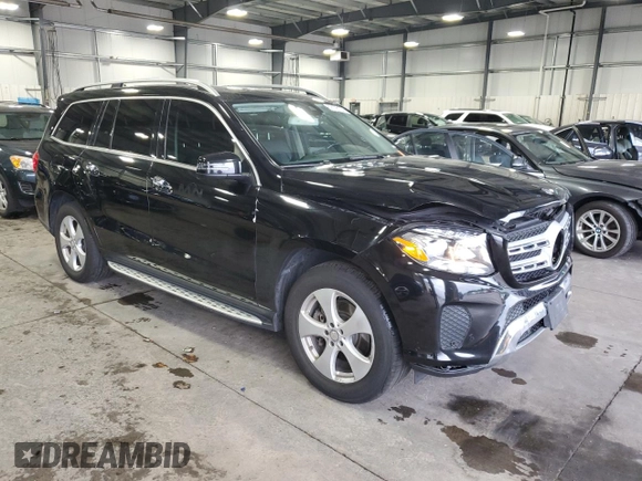 2017 Mercedes-Benz GLS 450 with VIN 4JGDF6EE5HA745836, listed as a Copart auction lot 69108124 with 122,321 mi miles and Salvage Title. Bid and sale history available at DreamBid. Image 4.