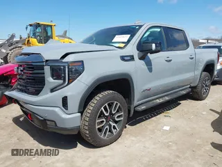 2024 GMC Sierra 1500 AT4 with VIN 1GTUUEE81RZ291215, listed as a IAAI auction lot 42029622 with 25,131 mi miles and . Bid and sale history available at DreamBid. Image 2.