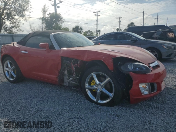 2008 Saturn Sky Red Line z VIN 1G8MG35X98Y133707, wystawiony jako Copart lot #86929644 z przebiegiem 16 558 mil mil oraz Szkody całkowita. Historia ofert i sprzedaży dostępna na DreamBid. Obrazek 4.