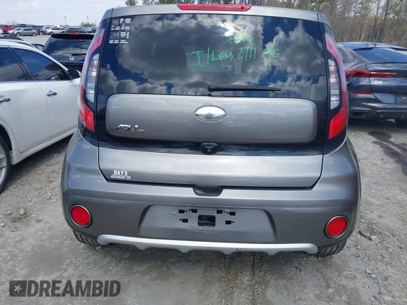 2018 Kia Soul + with VIN KNDJP3A58J7568064, listed as a IAAI auction lot 41628469 with 98,947 mi miles. Bid and sale history available at carsss.com. Image 16.