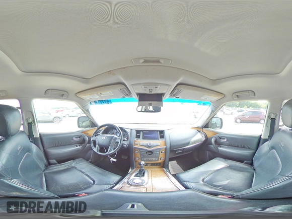 2013 Infiniti QX56 with VIN JN8AZ2NF3D9550303, listed as a Copart auction lot 57771745 with 137,866 mi miles and Salvage title. Bid and sale history available at DreamBid. Image 15.