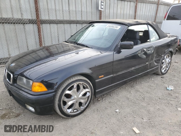 1999 BMW 3 Series 323icA with VIN WBABJ833XXEM22958, listed as a Copart auction lot 84696234 with 112,514 mi miles and Salvage Title. Bid and sale history available at carsss.com. Image 1.