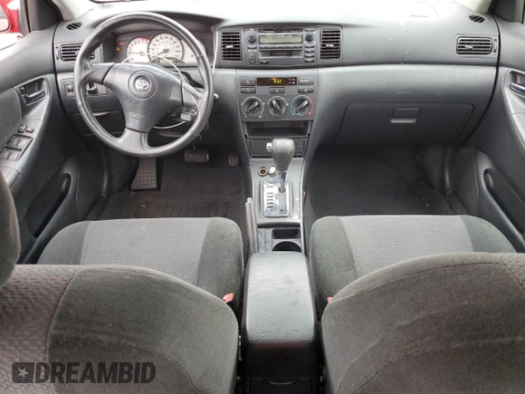 2004 Toyota Corolla CE with VIN 2T1BR32E94C305937, listed as a Copart auction lot 54332925 with 199,342 mi miles and Salvage Title. Bid and sale history available at DreamBid. Image 8.