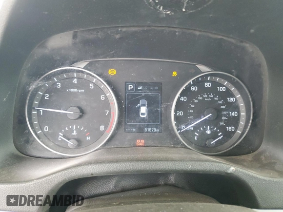 2018 Hyundai Elantra SEL with VIN 5NPD84LF4JH385018, listed as a Copart auction lot 50708615 with 81,679 mi miles and Salvage Title. Bid and sale history available at DreamBid. Image 9.