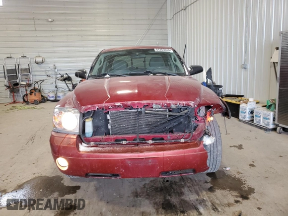 2007 Dodge Dakota SLT with VIN 1D7HW48P77S227488, listed as a Copart auction lot 84265044 with 189,982 mi miles and Salvage Title. Bid and sale history available at carsss.com. Image 5.
