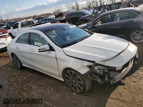 2017 Mercedes-Benz CLA 250 with VIN WDDSJ4GB1HN494099, listed as a Copart auction lot 77665373 with 82,411 mi miles and . Bid and sale history available at DreamBid. Image 4.
