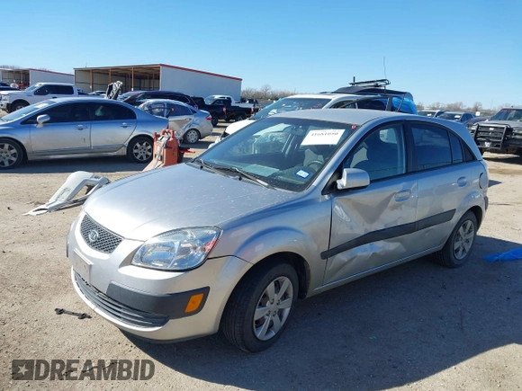 2009 Kia Rio LX with VIN KNADE243596530314, listed as a IAAI auction lot 41681050 with 114,831 mi miles. Bid and sale history available at carsss.com. Image 17.
