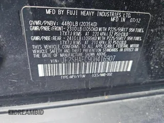 2013 Subaru Forester X Limited with VIN JF2SHAEC9DH416907, listed as a Copart auction lot 43210225 with 232,278 mi miles and Clean title. Bid and sale history available at DreamBid. Image 10.