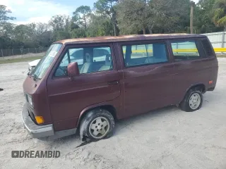 1991 Volkswagen Vanagon with VIN WV2YB0252MG009951, listed as a Copart auction lot 42827695 with 157,920 mi miles and Clean Title. Bid and sale history available at DreamBid. Image 1.