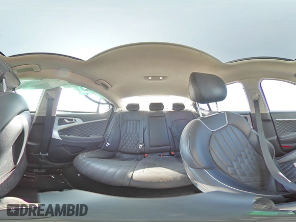 2019 Genesis G70 Dynamic with VIN KMTG34LE8KU037475, listed as a Copart auction lot 75364654 with 45,727 mi miles and Salvage Title. Bid and sale history available at DreamBid. Image 12.