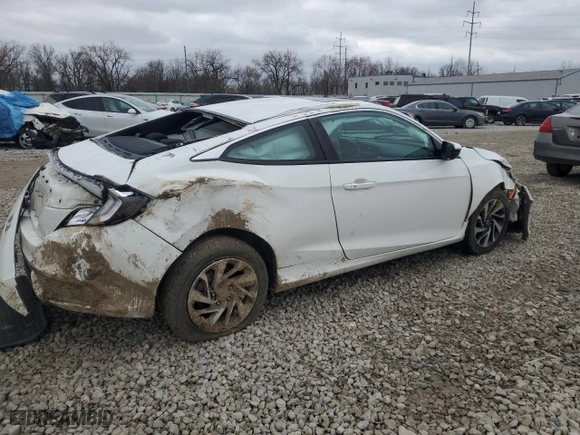 2016 Honda Civic Coupe LX-P with VIN 2HGFC4B06GH306228, listed as a Copart auction lot 48019495 with 100,655 mi miles and Salvage Title. Bid and sale history available at carsss.com. Image 3.