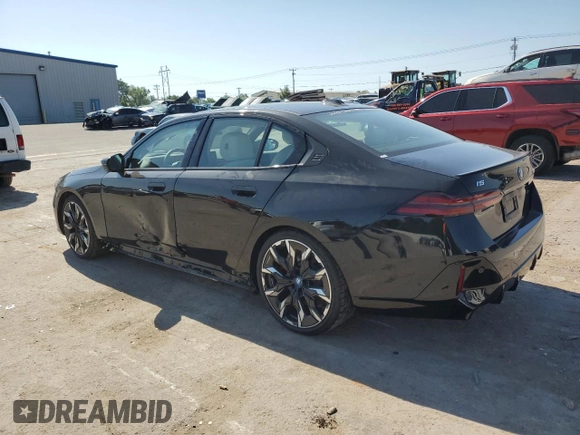 2024 BMW i5 M60 z VIN WBY43FK09RCR58587, wystawiony jako Copart lot #67396684 z przebiegiem 387 mil mil oraz Szkody całkowita. Historia ofert i sprzedaży dostępna na DreamBid. Obrazek 2.