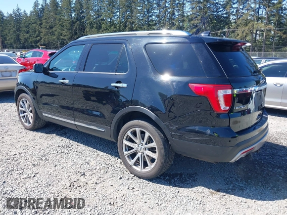 2016 Ford Explorer Limited with VIN 1FM5K8F88GGA18626, listed as a IAAI auction lot 42164344 with 164,197 mi miles. Bid and sale history available at carsss.com. Image 3.