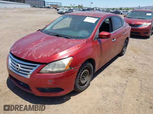 2015 Nissan Sentra SV z VIN 3N1AB7APXFY317353, wystawiony jako IAAI lot #42451545 z przebiegiem 159 530 mil mil oraz . Historia ofert i sprzedaży dostępna na DreamBid. Obrazek 2.