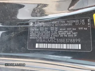 2011 BMW Z4 sDrive30i z VIN WBALM5C51BE378899, wystawiony jako IAAI lot #42407309 z przebiegiem Nie podano mil oraz . Historia ofert i sprzedaży dostępna na DreamBid. Obrazek 9.
