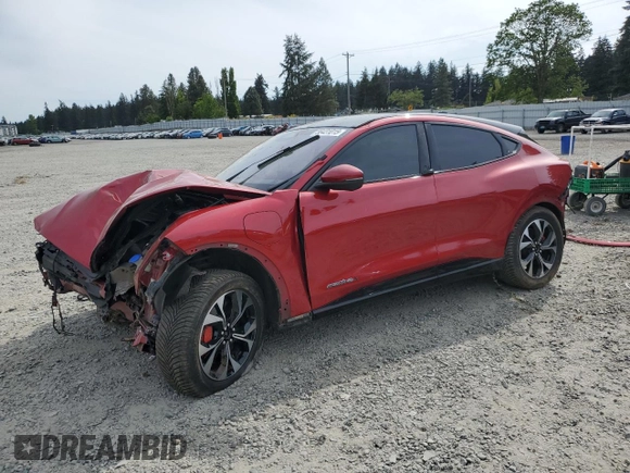 2021 Ford Mustang Mach-E Premium с VIN 3FMTK3SU1MMA10687, выставлен на аукционе Copart как лот 56431015 с пробегом Не указан миль и Списание • Salvage title. История ставок и продаж доступна на DreamBid. Изображение 1.