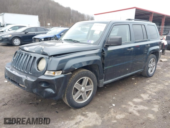2008 Jeep Patriot Sport with VIN 1J8FF28W48D660679, listed as a IAAI auction lot 41496864 with 163,637 mi miles. Bid and sale history available at carsss.com. Image 17.