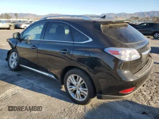 2012 Lexus RX 450h with VIN JTJBC1BA3C2433751, listed as a Copart auction lot 82713884 with 144,139 mi miles and Salvage Title. Bid and sale history available at DreamBid. Image 2.