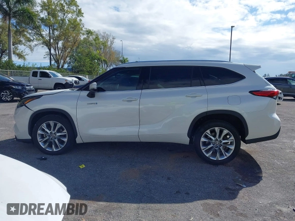 2021 Toyota Highlander Hybrid Limited with VIN 5TDYARAH2MS009326, listed as a IAAI auction lot 41674315 with 76,104 mi miles and . Bid and sale history available at DreamBid. Image 15.
