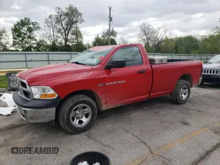 2012 Ram 1500 Tradesman with VIN 3C6JD7DT9CG157099, listed as a Copart auction lot 54525045 with 111,833 mi miles and Salvage title. Bid and sale history available at DreamBid. Image 1.