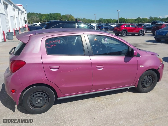 2015 Mitsubishi Mirage DE with VIN ML32A3HJ7FH031523, listed as a IAAI auction lot 41905101 with 64,107 mi miles. Bid and sale history available at carsss.com. Image 14.