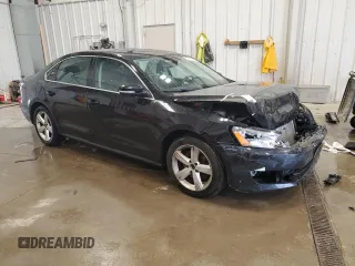 2013 Volkswagen Passat SE w/Sunroof & Nav with VIN 1VWBP7A38DC048224, listed as a Copart auction lot 53722345 with 123,639 mi miles and Non Repairable. Bid and sale history available at carsss.com. Image 4.