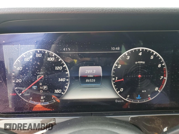 2019 Mercedes-Benz E-Class E 300 with VIN WDDZF4JB5KA682373, listed as a Copart auction lot 41512095 with 86,526 mi miles and Salvage Title. Bid and sale history available at carsss.com. Image 9.