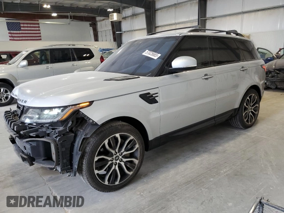 2021 Land Rover Range Rover Sport HSE Silver Edition with VIN SALWR2SU7MA760219, listed as a Copart auction lot 57025665 with 64,088 mi miles and Salvage title. Bid and sale history available at DreamBid. Image 1.