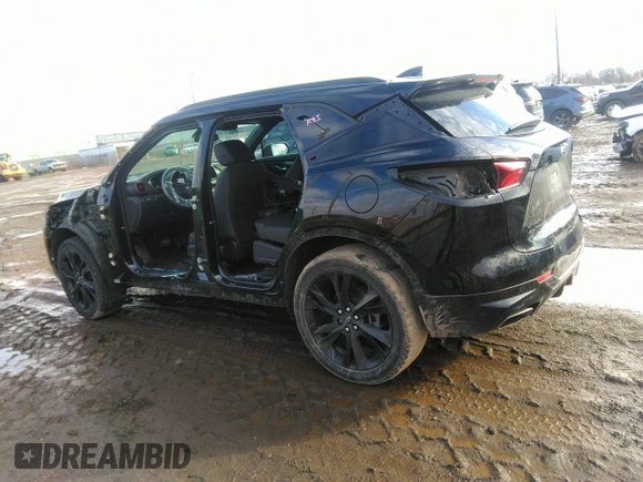 2021 Chevrolet Blazer RS with VIN 3GNKBERS9MS564305, listed as a IAAI auction lot 41662908 with 30,065 mi miles and . Bid and sale history available at DreamBid. Image 3.