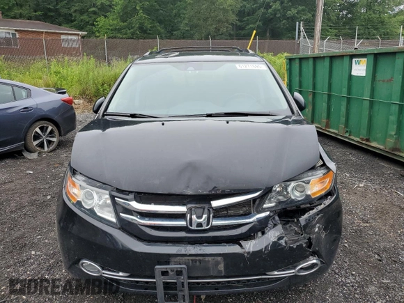 2016 Honda Odyssey Touring Elite with VIN 5FNRL5H90GB061827, listed as a Copart auction lot 61271695 with Not provided miles and Salvage title. Bid and sale history available at DreamBid. Image 5.